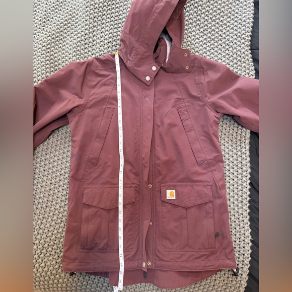 Carhartt women’s Burgundy storm defender Jacket size medium. - Picture 8 of 13